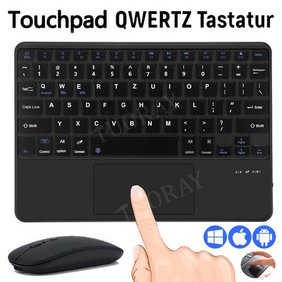 QWERTZ Touchpad Tastatur Maus für Huawei MatePad Pro 11 SE T5 M6 Honor Pad X9 X8