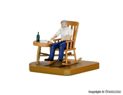 Viessmann 1560 - H0 Mann IN Rocking Chair, Moves - New