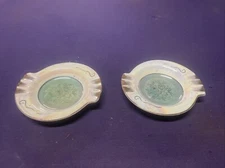 Vintage Ashtray Ceramic Small Ashtrays, Coin, Ring Jewelry holders, Floral
