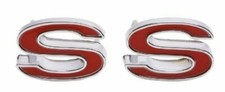 Trim Parts Front Fender Ss Emblem Red For 1969-1972 Chevy Camaro Made In The Usa Trim Parts Front Fender Ss Emblem Red For 1969-1972 Chevy Camaro Made In The Usa