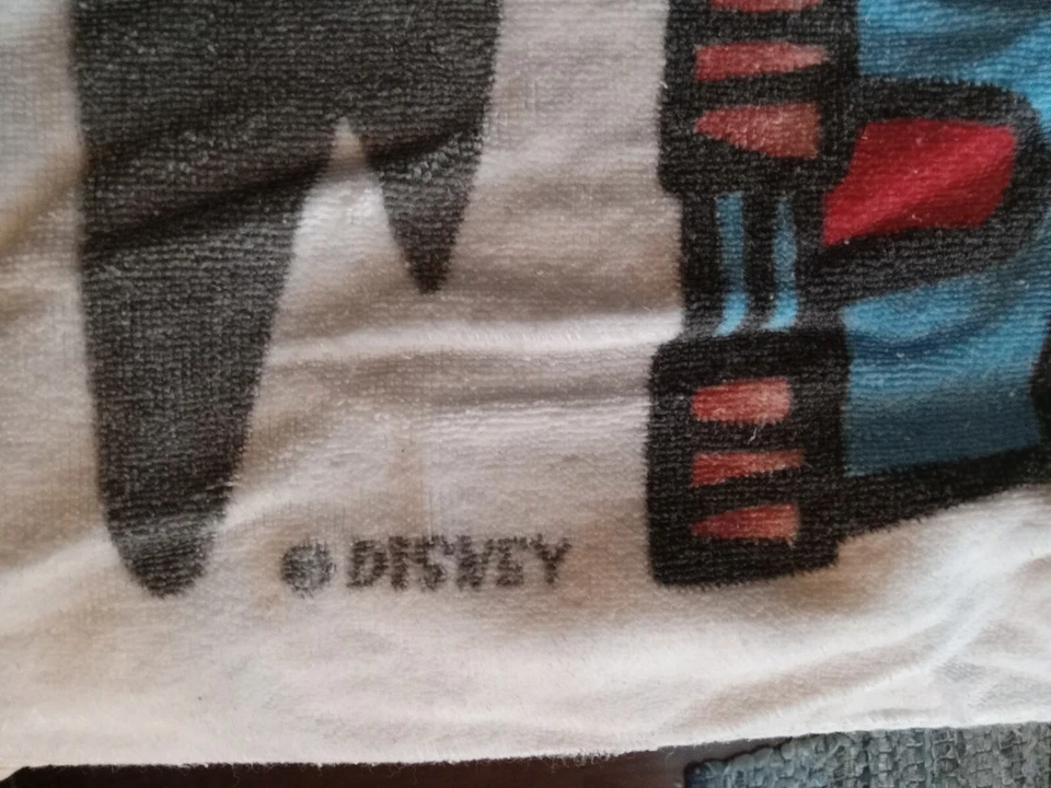 Vintage 1990s Disney 101 Dalmatians Franco Cotton Bath Beach Towel 29"W x 56"L - Image 2 of 4