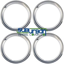 16 Chrome Steel Trim Rings 1 12 Depth Beauty Rings 1516c By Cci New Set4