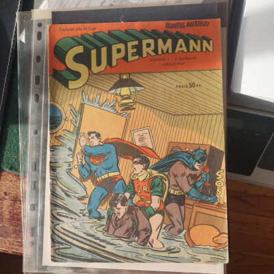COLOURFUL ALL SORTS No 1 1954, Superman, have tens more just ask