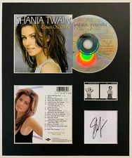 SHANIA TWAIN - Signed Autographed - COME ON OVER - Album Display