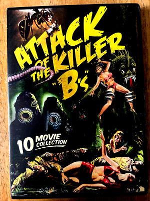Attack of the Killer  B s : 10 Movies (DVD 2015 3-Disc) Open for Titles & Actors