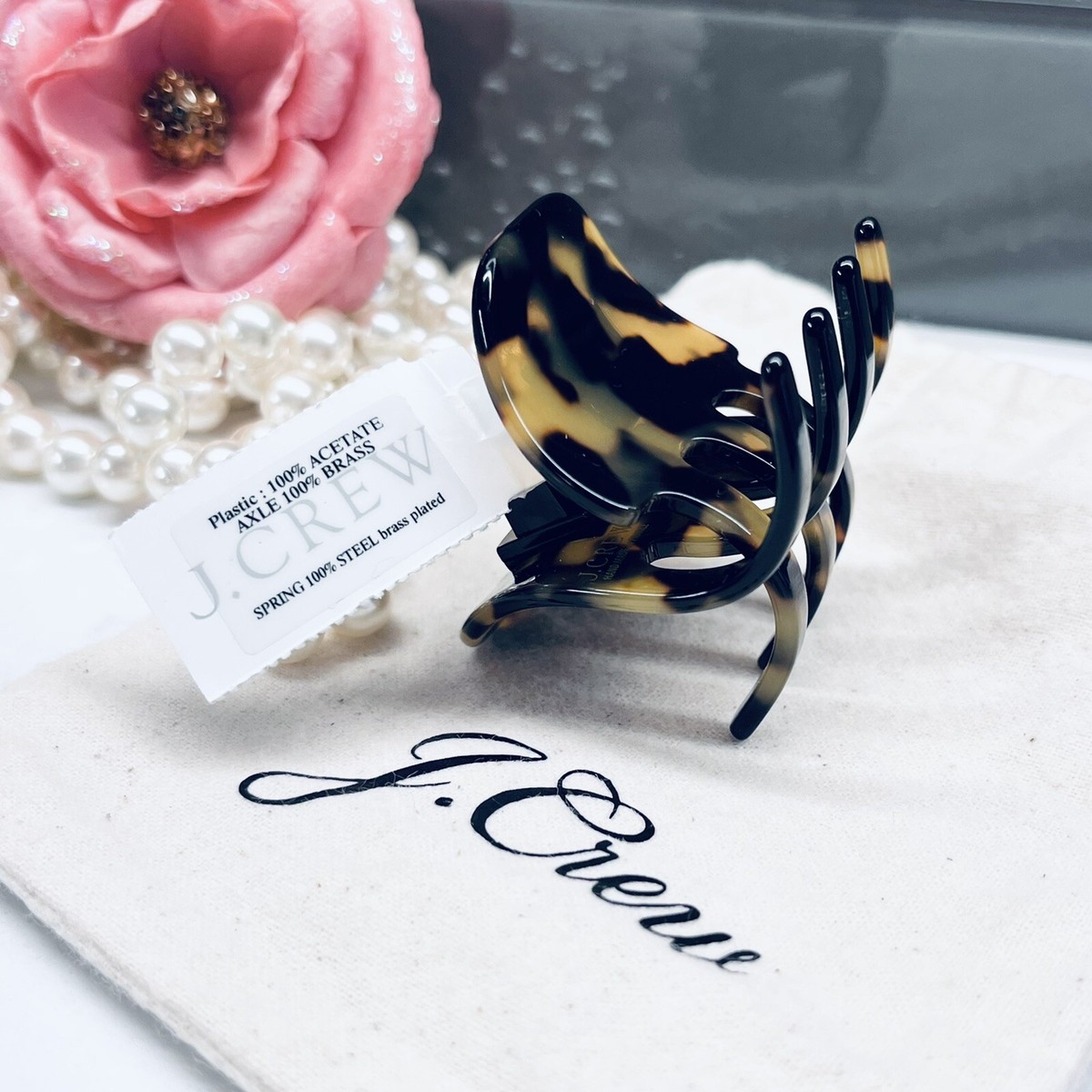 J Crew MEDIUM TORTOISE CLAW HAIR CLIP (MADE IN FRANCE) | eBay