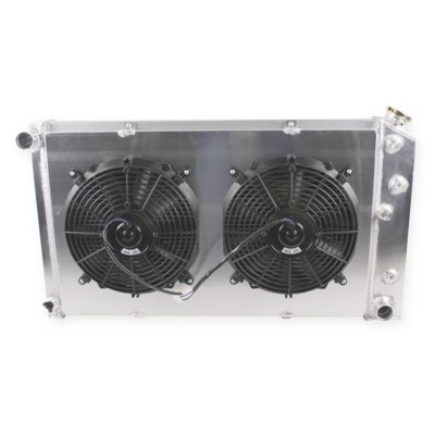 161 4-Row Radiator 12''Fan Shroud For Cadillac Fleetwood Eldorado DeVille Calais
