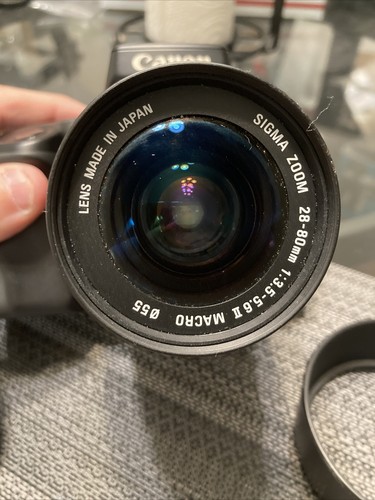 Canon Eos 750 SLR film Camera with Sigma 28-80 Macro Zoom Lens… WORKS GREAT!!!! - Picture 10 of 14