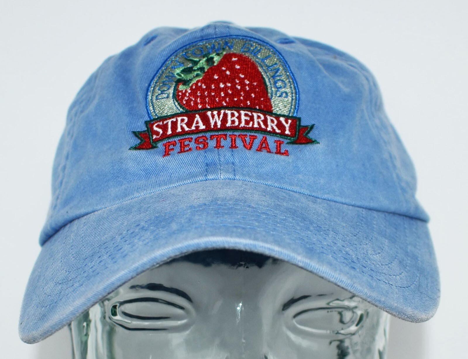 Downtown Billings Montana Strawberry Festival Blue Ad… Gem