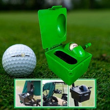 PORTABLE GOLF BALL WASHER  CLUB HEAD CLEANER GREEN