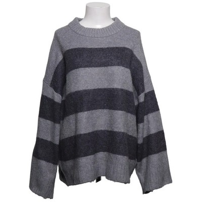 FB Sister, Strickpullover, Größe: XL, Grau, Acryl/Polyamid, Streifen, Damen #Pzu