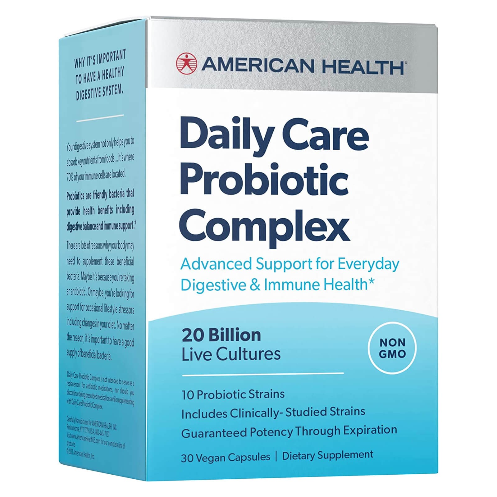 Solgar Daily Care Probiotic Complex - 30 Vegan Capsules Immune Support 4290₽