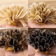 Nail U Tip Keratin Hot Fusion Bonding Hair 100 Real Remy Human Hair Extensions