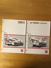 TEREX DEMAG AC 700 u. AC 100 Mobilkran - Prospekte (700 t + 100 t Autokran), Neu