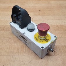 Banner SSA-EBM-12EAAQ12OTBBK30D, Rectangular Enclosure E-Stop Button - USED