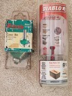 Woodworking Router Bits.  7 bits total,  Grizzy and Diabo Brands NIB,  2 Used — photo 10