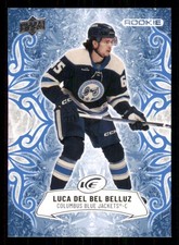 2024-25 Upper Deck Ice Luca Del Bel Belluz Columbus Blue Jackets #107
