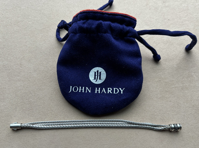 John Hardy Classic Multi-Strand Silver Chain Brac… - image 1