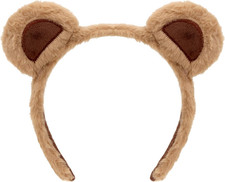 Bear Ears, Animal Ears Headband Plush Halloween Headwear Xmas Themed Party