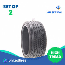 Set Of 2 Used 26535r19 Yokohama Advan Sport As Plus 98y - 9.532 Set Of 2 Used 26535r19 Yokohama Advan Sport As Plus 98y - 9.532
