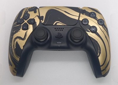 Playstation 5 Controller BLACK-GOLD Matt *RISE2  Remapper*TMR-Sticks*Extremrate*