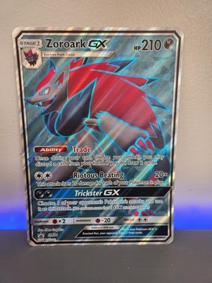 Pokémon TCG Zoroark GX SM84 Ultra Rare Full Art Holo Promo Card NM Condition 6x8