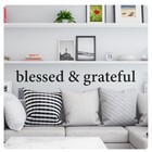 Blessed & Grateful Family Wall Decal Sticker Quote Home Love Living Room Decor