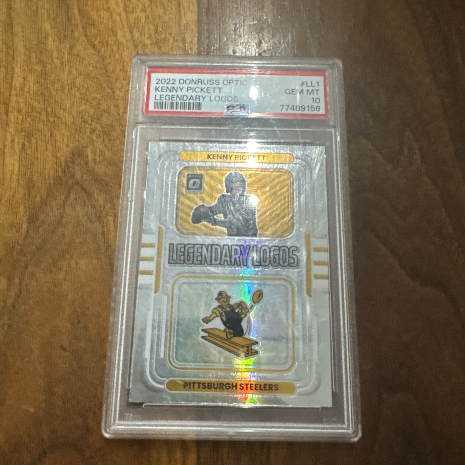 2022 Panini Donruss Optic - Legendary Logos Kenny Pickett #LL-1 (RC)