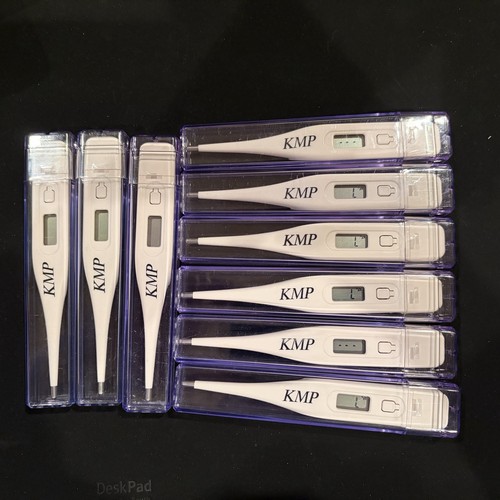 9 PACK Kerma KMP Digital Thermometer Oral / Rectal 413EKM-00 – 6 Tested