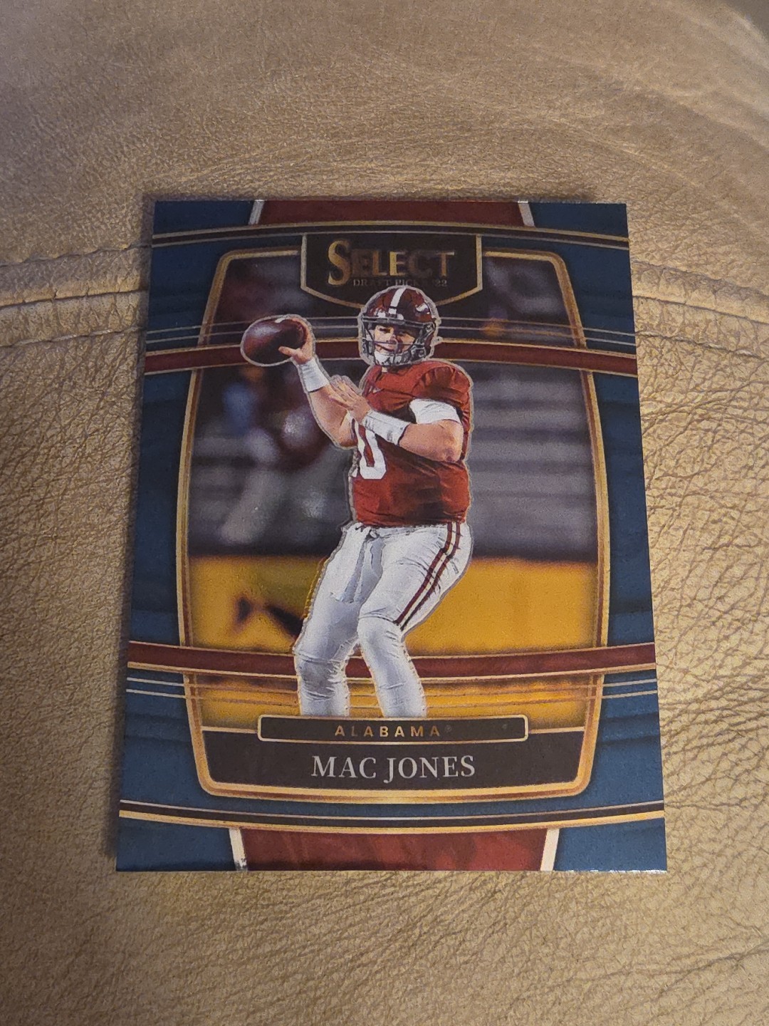 2022 PANINI SELECT DRAFT PICKS BLUE #42 MAC JONES CONCOURSE ALABAMA CRIMSON TIDE