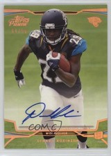 2013 Topps Prime Copper Rainbow Auto 9/50 Denard Robinson #149 Auto 3c7