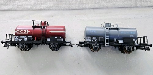 REE WB-049 – 2 Wagons Citerne OCEM ADAMS ép. IV SNCF, échelle HO, état Neuf