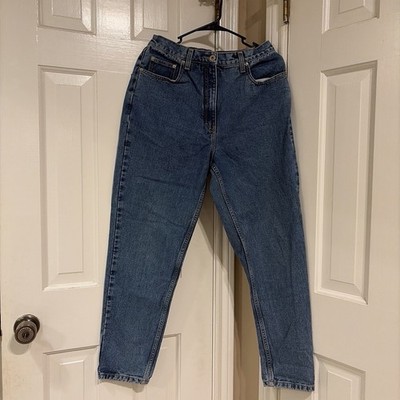 Ann Taylor vintage-style 90s high-rise mom jeans feature a cuffed hem Size 12P