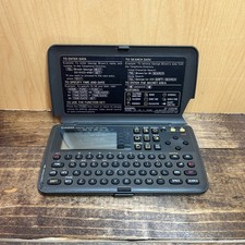 Casio Digital Diary SF-4300BK 32KB Vintage Pocket Organizer Black Japan