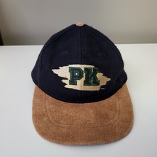 Vintage Promise Keepers PK Hat Cap Embroidered Made In USA Navy & Tan