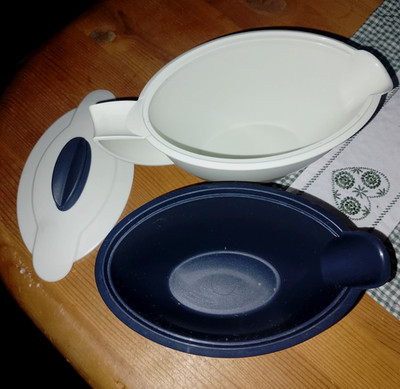 TUPPERWARE Thermo Duo Sauciere Soßenbehälter 400/550 ml Nr. 5168,5169,5170 neuw.