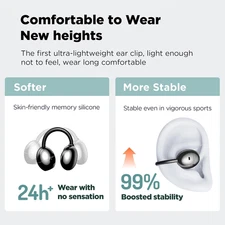 MS192 AI Translation Earbuds Real Time 3-In-1 Open Ear 135 Language Translator