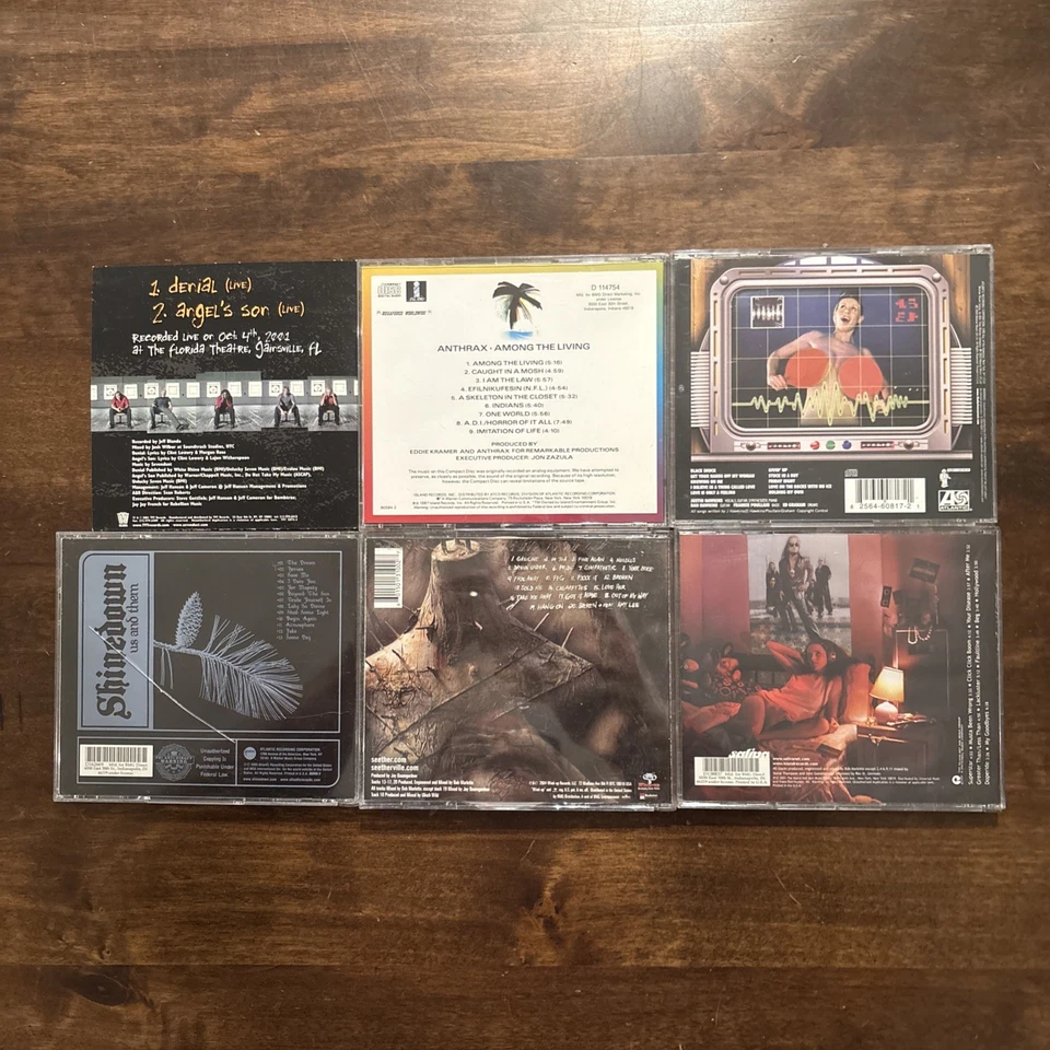 Heavy Metal/Hard Rock 23 CD Anthrax/Seether/Saliva/Metallica/Sevendust Read - Image 3 of 4