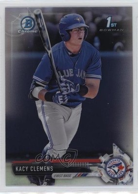 2017 Bowman Draft Chrome Refractor Kacy Clemens #BDC-101 0h28