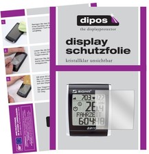 6x Schutzfolie klar für Sigma BC 2209 STS (E-Bike Display) Displayschutzfolie