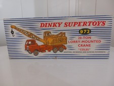 DINKY TOYS SUPERTOYS GRUE SUR CAMION BOITE D'ORIGINE N° 972