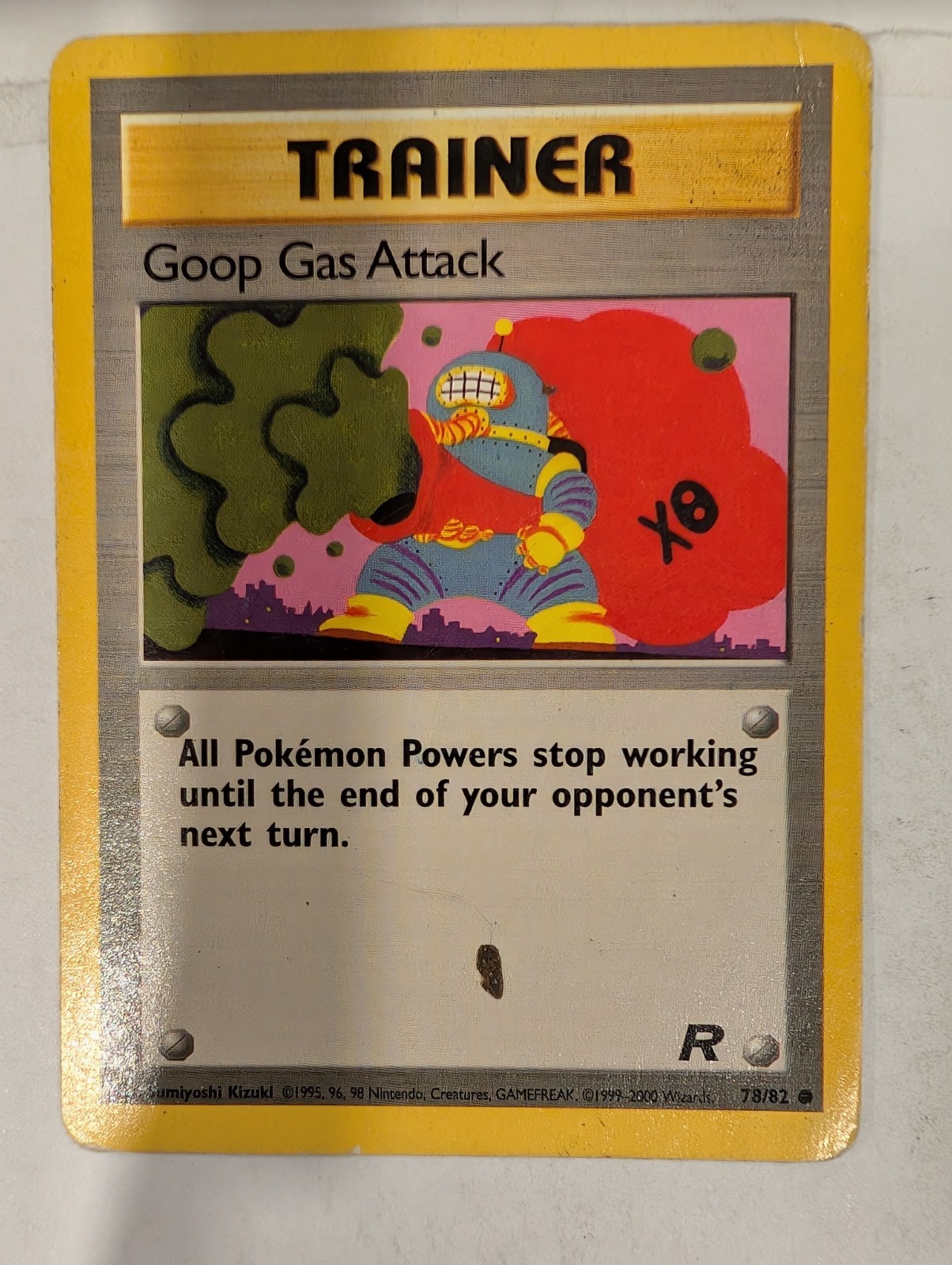 GOOP GAS ATTACK - 78/82 - Team Rocket Set Pokemon Card