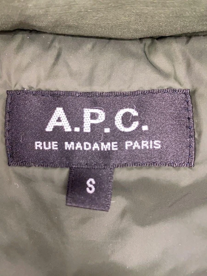 A.P.C. Chaqueta Mountain Parka Verde S Usada Foto 3 de 4