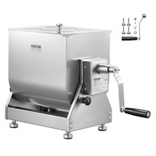 Manual Meat Mixer, 40L Tilt Tank Meat Processing Equipment Mixing Max 40L for Me