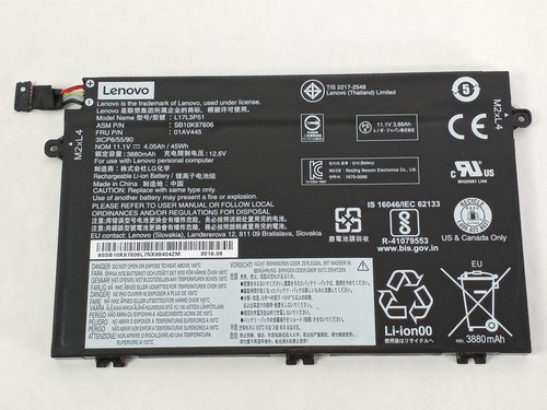 Lenovo 01AV445 3880mAh 3-Zellen Laptop-Akku Für ThinkPad E480 / E500
