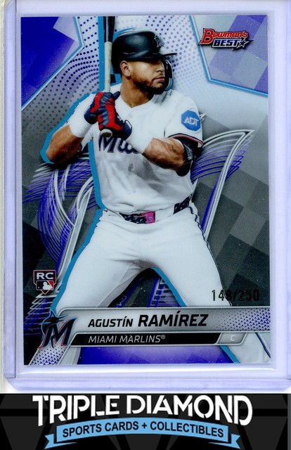 2025 Bowman's Best Agustín Ramírez Rookie Purple Refractor #148/250 R680