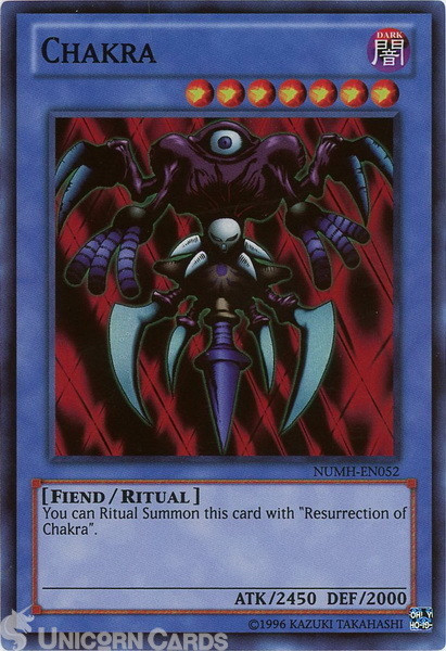 NUMH-EN052 Chakra Super Rare UNL Edition Mint YuGiOh Card