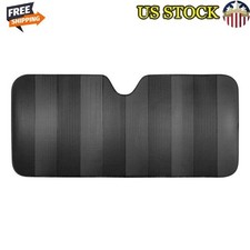 Windshield Sunshade Heat Block UV Protection Easy Install Compact 63x28.5 New