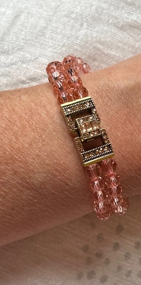 Pulsera Heidi Daus Easy+Elegance 7.25" Rosa Foto 3 de 4