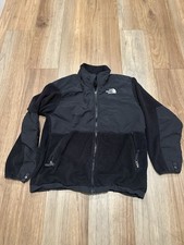 The North Face Black Denali Polartec Fleece Jacket Full Zip Youth Boys Size XL